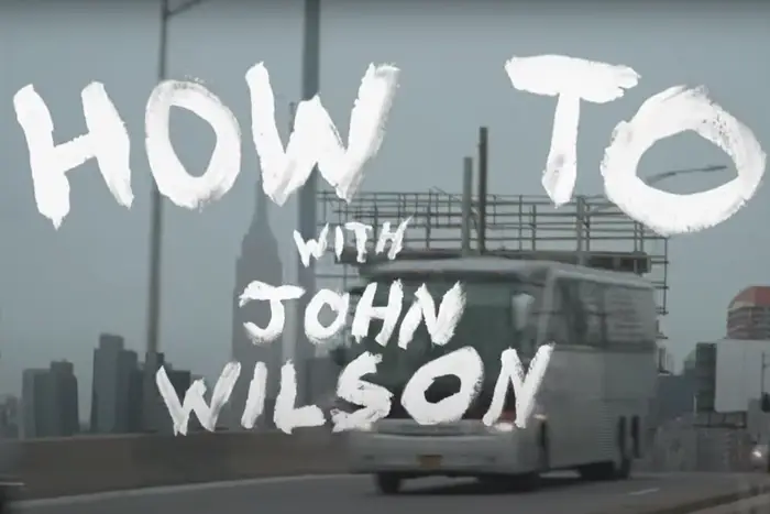 A still from "How To With John Wilson"